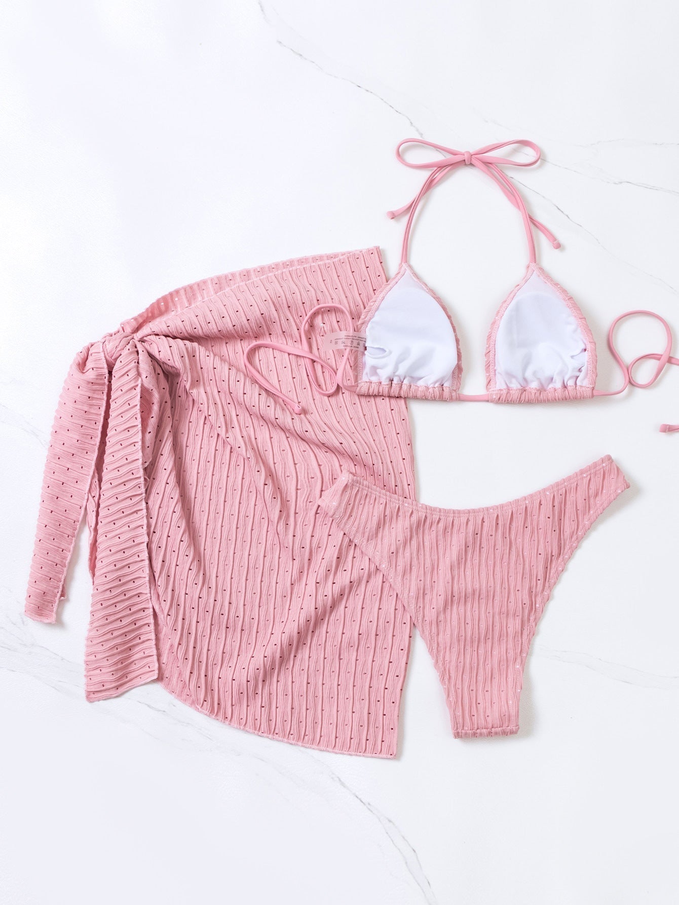 Bikini Malibu - Triangle Top and Skirted Bottom (3 Pieces)