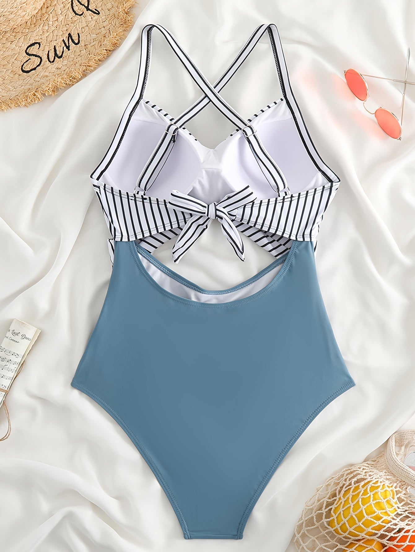 Bicolor Costume with Cut Out
