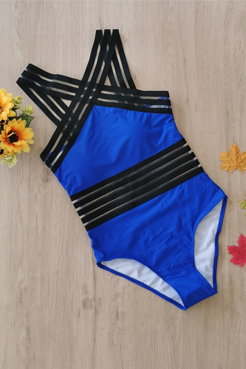 Crossover Bandage Monokini Swimsuit