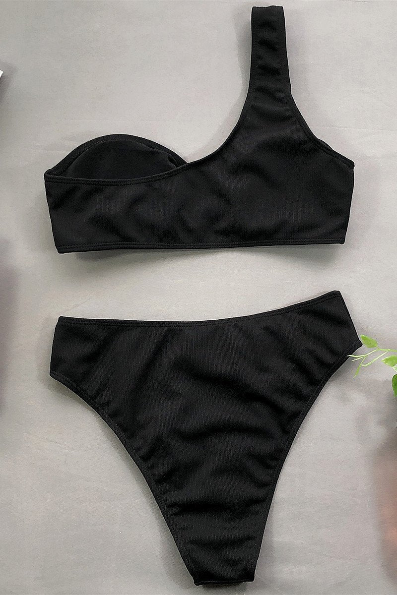 Bikini Diana – Single Strap and High-Waisted Shaping Briefs