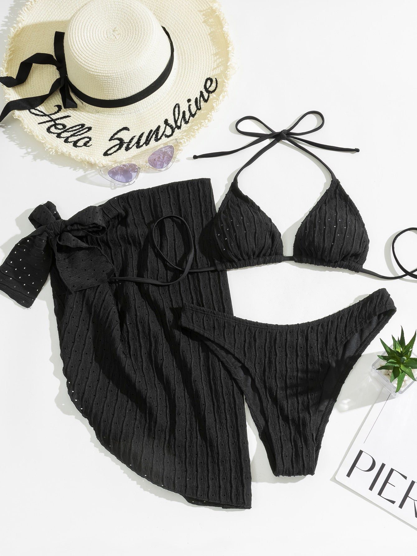 Bikini Malibu - Triangle Top and Skirted Bottom (3 Pieces)