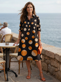 Vespera | Sunset Dot Dress