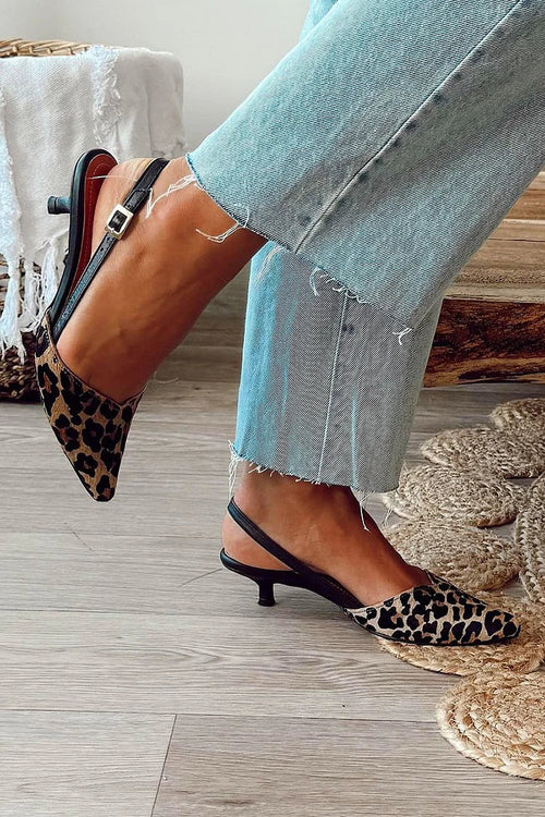 ANIMAL PRINT SLINGBACK