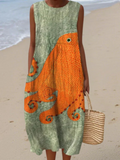 Tess™ | Oceanic Midi Dress