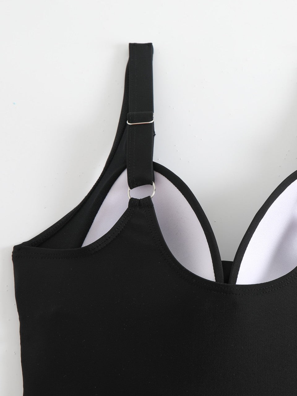 Women's One-Piece Shaping Swimsuit with Heart Neckline
