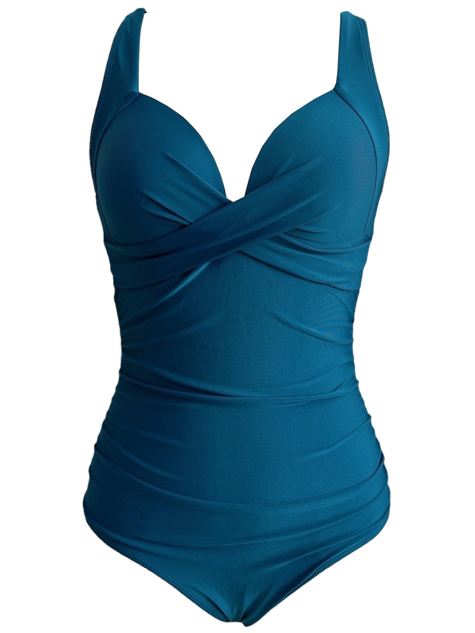 Women's One-Piece Shaping Swimsuit with Heart Neckline