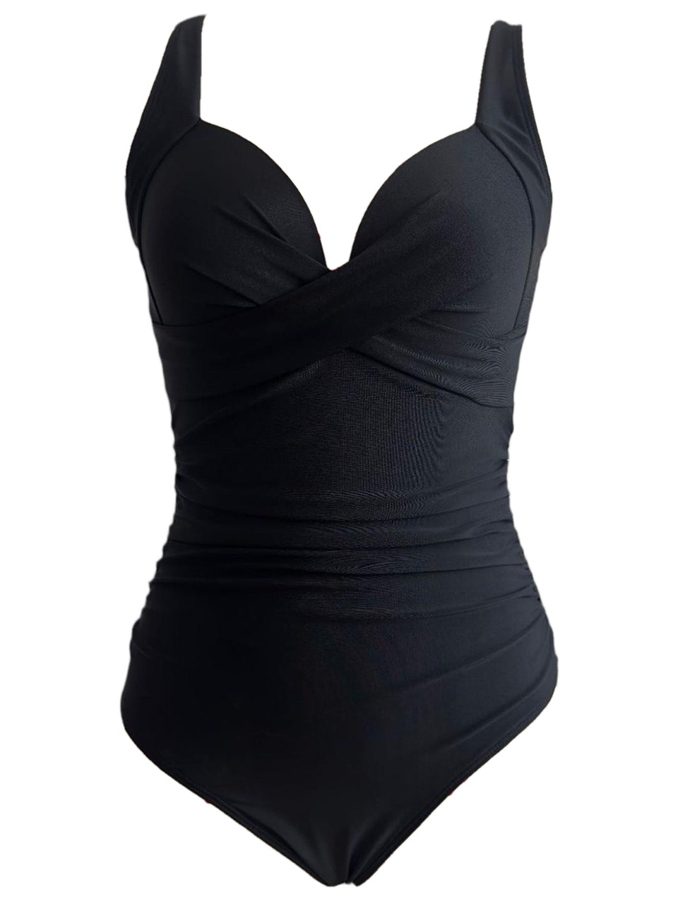 Women's One-Piece Shaping Swimsuit with Heart Neckline