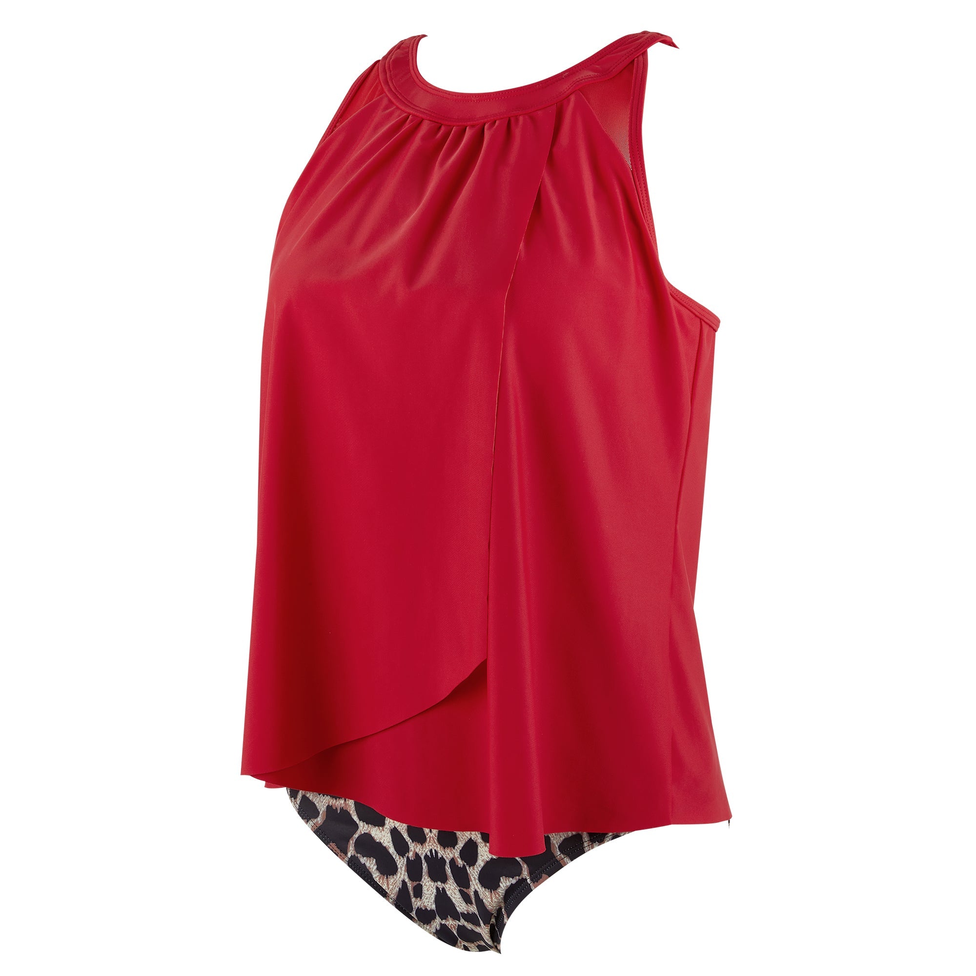 Tankini Flowy Elegance – Swimwear with Long Top and Modest Bottom