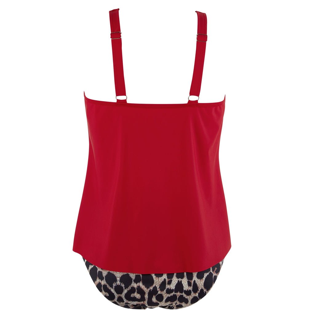 Tankini Flowy Elegance – Swimwear with Long Top and Modest Bottom