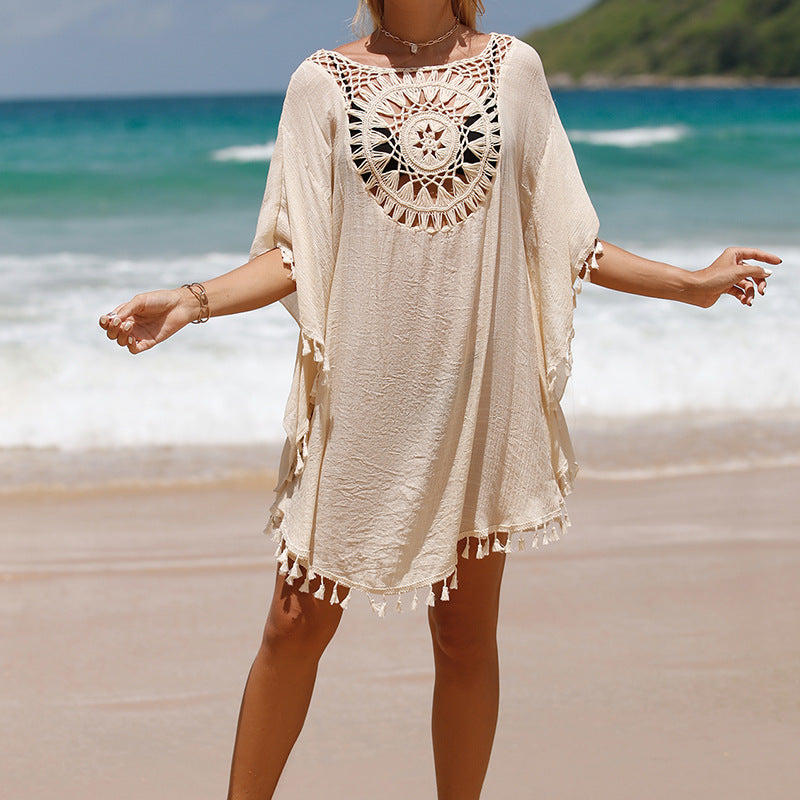 Crochet Beach Cover-Up – Boho Chic Beach Tunic