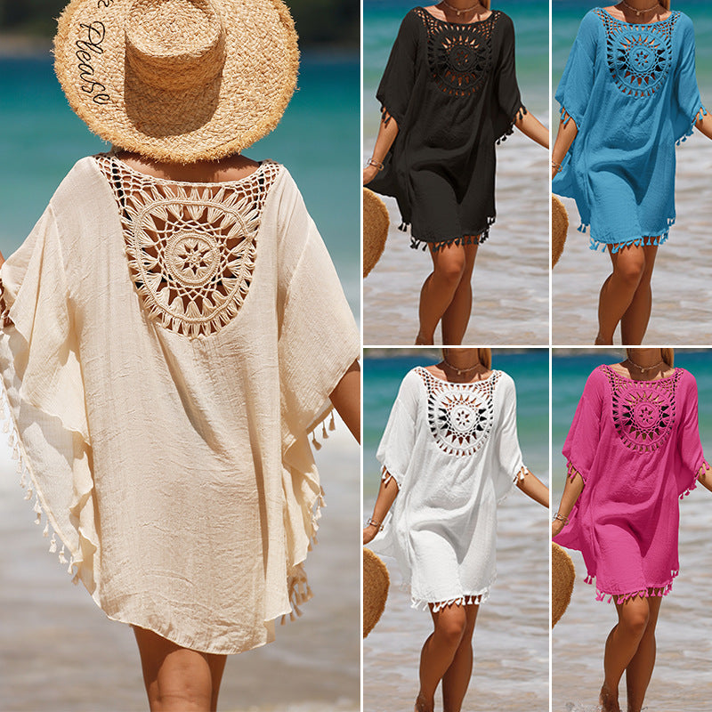 Crochet Beach Cover-Up – Boho Chic Beach Tunic