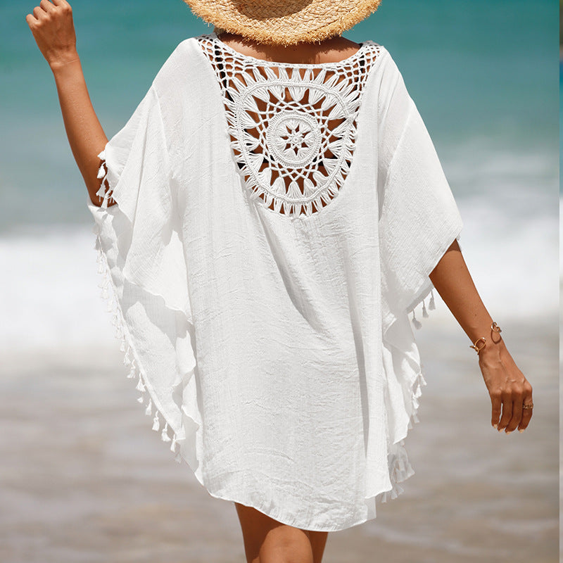 Crochet Beach Cover-Up – Boho Chic Beach Tunic