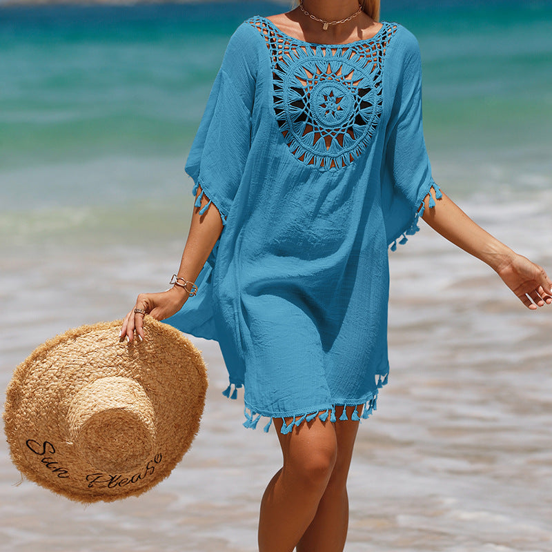 Crochet Beach Cover-Up – Boho Chic Beach Tunic