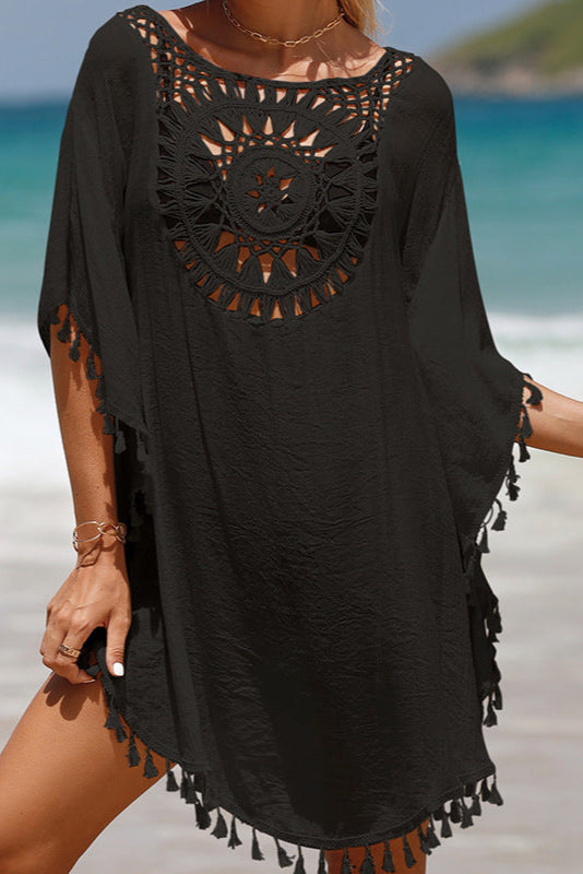 Crochet Beach Cover-Up – Boho Chic Beach Tunic