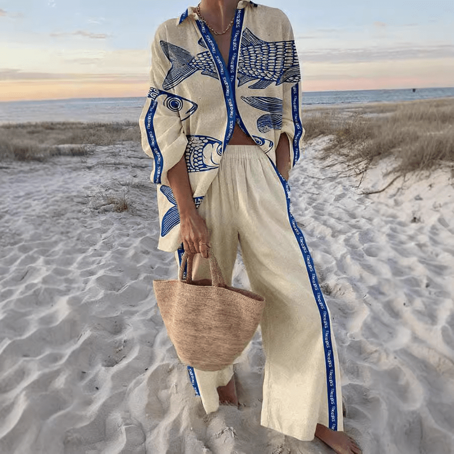 Roos™ | Elegant Linen-Cotton Set