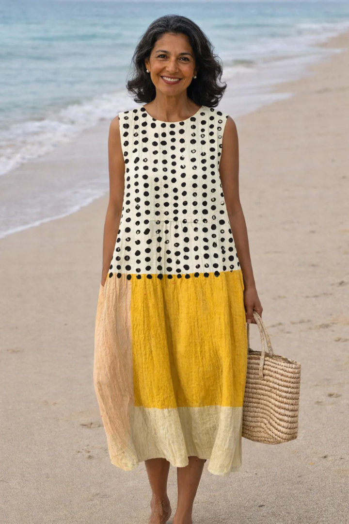 Zara | Midi dress with reef print