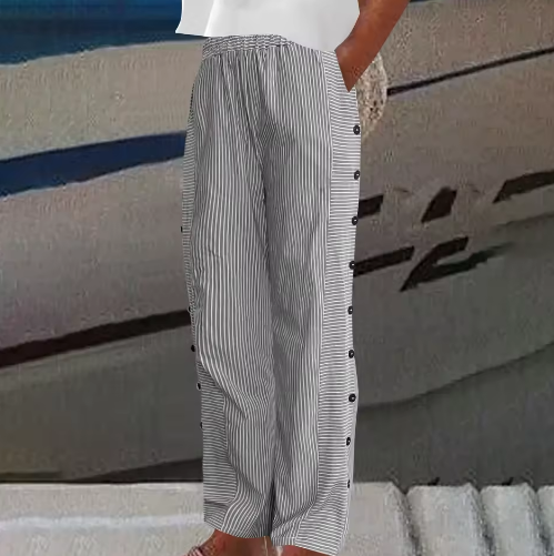 Rhea™ | Comfortable Striped Casual Pants