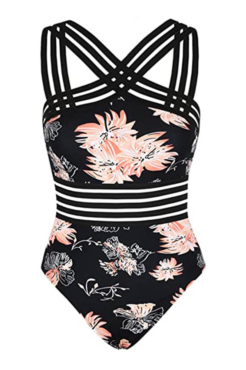Crossover Bandage Monokini Swimsuit